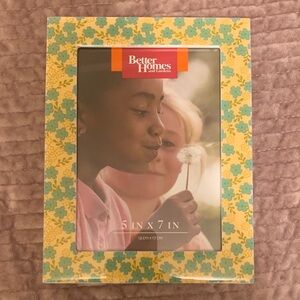 NWT Vintage Better Homes & Gardens Floral Acrylic Picture Frame
